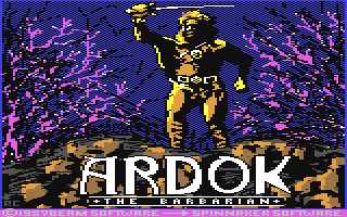 Ardok the Barbarian Title Screen